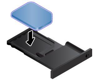 Αν θέλετε να αντικαταστήσετε μια κάρτα micro SIM, αφαιρέστε προσεκτικά την παλιά κάρτα micro SIM από το συρταράκι. 5.
