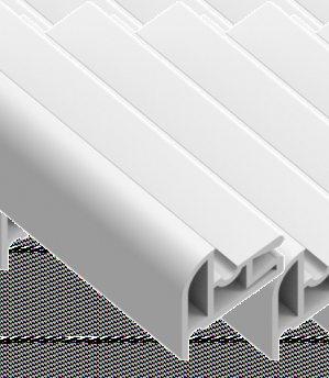 04-86 Κορνίζα σταθερού πλαισίου Fixed casing frame Για κατασκευή σταθερού πλαισίου. Η συναρµολόγησή του γίνεται µε την γωνία #04-88-01 (σελ.