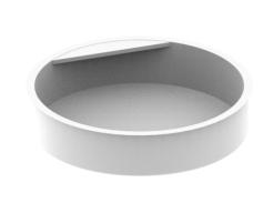 Material: ελεύθερη free Διάφανο Τransparent 07-98 Τάπα Θήκης Φ48 Case cap D48 Αξεσουάρ για το κλείσιµο της θήκης Φ50 #07-97 (σελ.