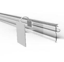 05-60-00 NEW Συρµάτινο γαντζάκι Wire hook Για ανάρτηση λωρίδων προώθησης, αφισών κ.α. Πάχος 3 χιλ. Διαστάσεις: 36x53 χιλ.