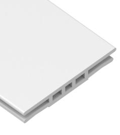 Υλικό It is used for insulation 40 mm and in polyurethane constructions. It has an internal slot for metal sheet to support tray cable rack. Material: 10 τεµ x 4µ.