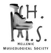 Musics, Present Practices, Future Prospects Thessaloniki, February 9 11, 2018 Organised by the School of Music Studies, Aristotle