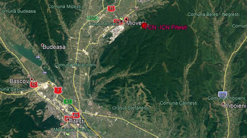 Identificarea amplasamentului [2] FCN este inclusa in cadrul Platformei ICN-FCN in perimetrul ICN (fost SCN) fiind inconjurata de acesta pe toate laturile.