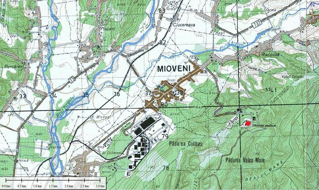 2.3.5. Elemente de hidrogeologie Orasul Mioveni este situat in bazinul hidrografic al Argesului, pe unul din afluentii sai indirecti, Argesel.