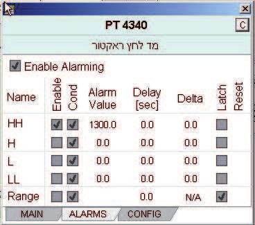 לשינוי דרך ה HMI ללא צורך בעצירת ה HMI או בפתיחת תוכנת הבקר.
