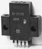 Use connector and converter options EE-1001, EE-1006, EE-1006A and EE-2002 on page 1390. Slot Slot Output Output Fig. Width Depth Config. Type Stock No. 1-1 15-2 EE-SX670 1 5mm 9mm LO/DO NPN, 100.