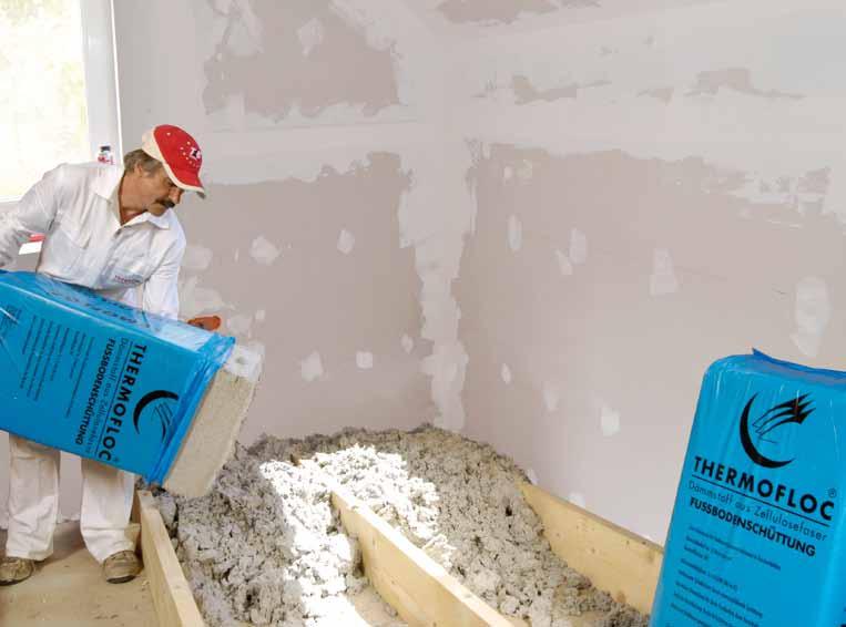 Thermofloc Grindų užpildas Thermofloc Grindų užpildas Nauja kokybė THERMOFLOC