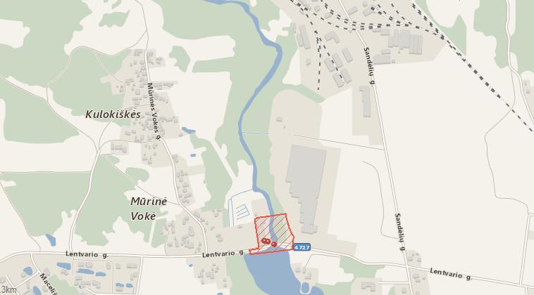 nei 490 m atstumu vakarų kryptimi, kitoje Vokės upės pusėje, Kulokiškės kaime. Šalia PŪV teritorijos mokyklų, sanatorijų, ligoninių nėra. 28.