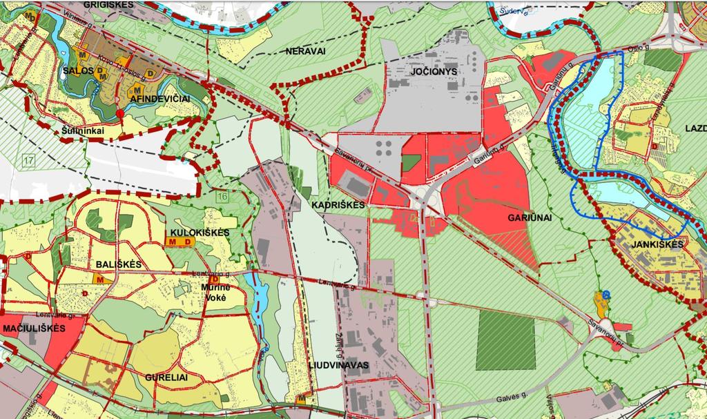 30-3042 pritartu bendrojo plano keitimo Koncepcijos 2 variantu Aktualizuojami galiojančio bendrojo