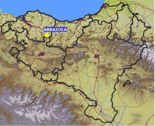 Meatzaritzak bere garrantzia izan zuen Arrazolan. Hango harrobietatik jaspe beltza eta kobrea ateratzen ziren. 1739tik 1751ra Bilboko konpainia batek ustiatu zituen harrobiak XX.