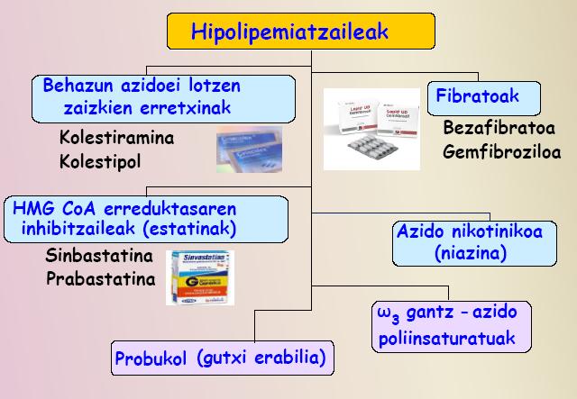 1. Hiperlipoproteinemiak Asaldura metabolikoak Osasunaren Mundu Erakundeak (OME) 5 hiperlipoproteinemia bereizten ditu: Hiperkolesterolemia purua (IIa) Hipertriglizeridemia purua (I, IV) Hiperlipemia