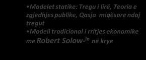 Modelet e bashkëkohore të rritjes ekonomike Teoria e re e rritjes, gjegjësisht Rritja Endogjene 2.