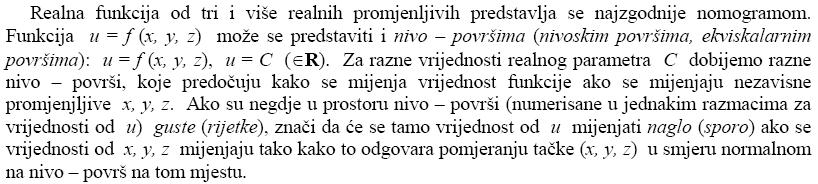 realih promjeljivih.