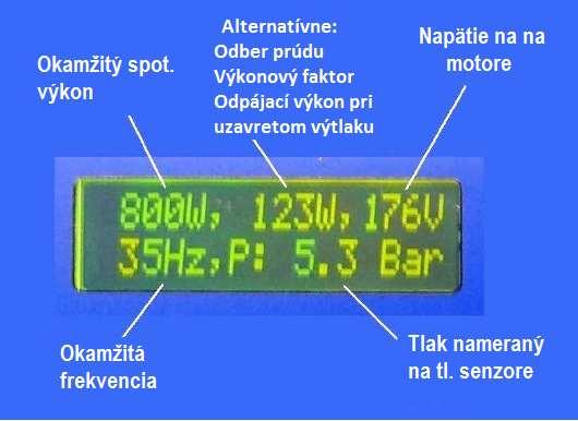 6.3 PROGRAMOVACIE FUNKCIE. Displej:.