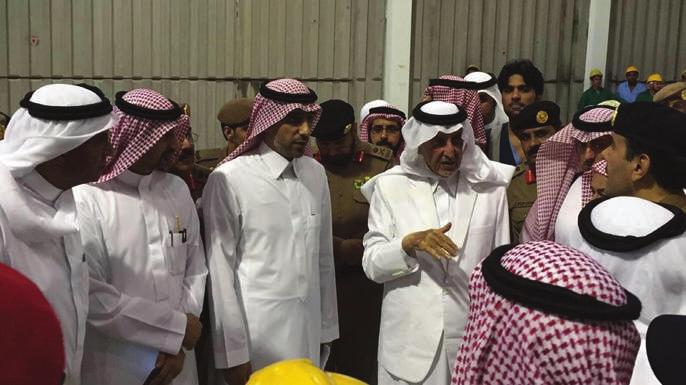 Sسقوط Gإحدى الرافعات على جزء منه وما نتج عنه من وفيات وGإUصابات.