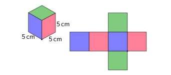 Na slici je prikazan uzorak mjere za površinu od 1 cm 2.