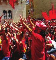 00pm - Març mill-banda Vittoriosana San Lawrenz minn Triq il-mina l-kbira sal-pjazza tal- fejn wara tesegwixxi l-kunçert Vittoriosa in Festa bis-sehem ta diversi kantanti, Ωeffiena u animazzjoni o ra.