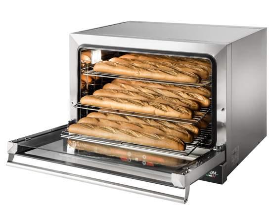 TEPLOVZDUŠNÉ RÚRY NERONE Teplovzdušná rúra 600x400 mm - vyrobené z nerezu - nerezová komora - na 3x 600x400 plechy - s odstupom 84 mm medzi plechmi -
