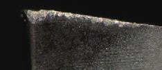 330 No chip recutting Insert: VCGTRX- Cutting Conditions: Vc= 640 SM f= 0.