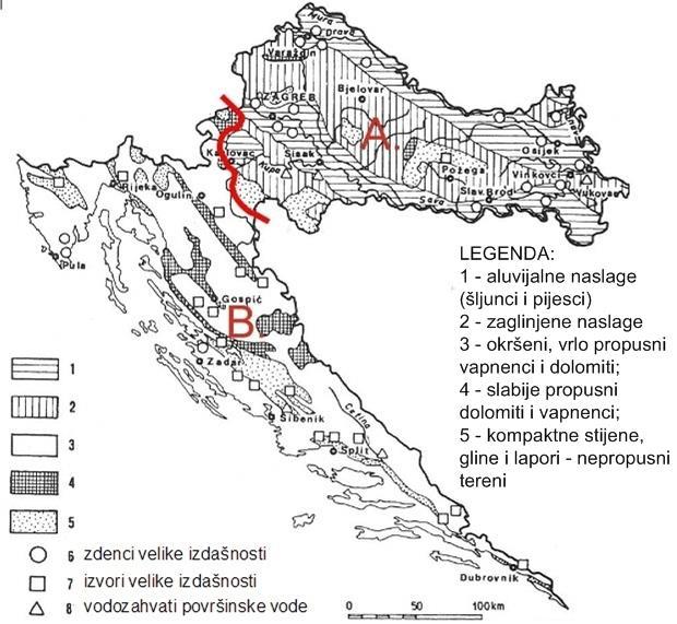 2.1. Geološka struktura Geološke strukture u kojima se pojavljuje geotermalna energija su: vulkanska područja (>200 C), na rubovima tektonskih ploča izgrađenih od nepropusnih stijena s ležištima