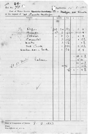 F Óadd il-g id, 16 ta April 1922 sar g all-ewwel darba it-tberik taç-circolo San Gabriele mill-kappillan Dun Amabile Sisner u l-kaωin kien g adu fl-ewwel Sede tieg u f Nru 8, Triq Santa Marija.