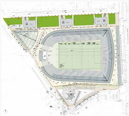 ceno, čeprav bi to pomenilo propad Plečnikovega stadiona. V resnici pa stanovalci ne nasprotujemo prenovi stadiona, ampak si zgolj prizadevamo za ohranitev zelenih površin na severni strani.