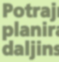 ja, a pro ble mi se najbræe rjeπa va ju ako se uz sa te lit ske po dat ke pri klad no ukljuëi in ter pre ta ci ja kla sië nih ae ro snim ki od go va ra juêe ga mje ri la, te u sva kom sluëa ju po dat