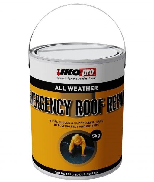 IKOpro EMERGENCY ROOF REPAIR Tiršta mastika stogų remontui. Staigiai sustabdo atsiradusius pratekėjimus stogo dangoje ir lietaus nuvedimio sistemoje.