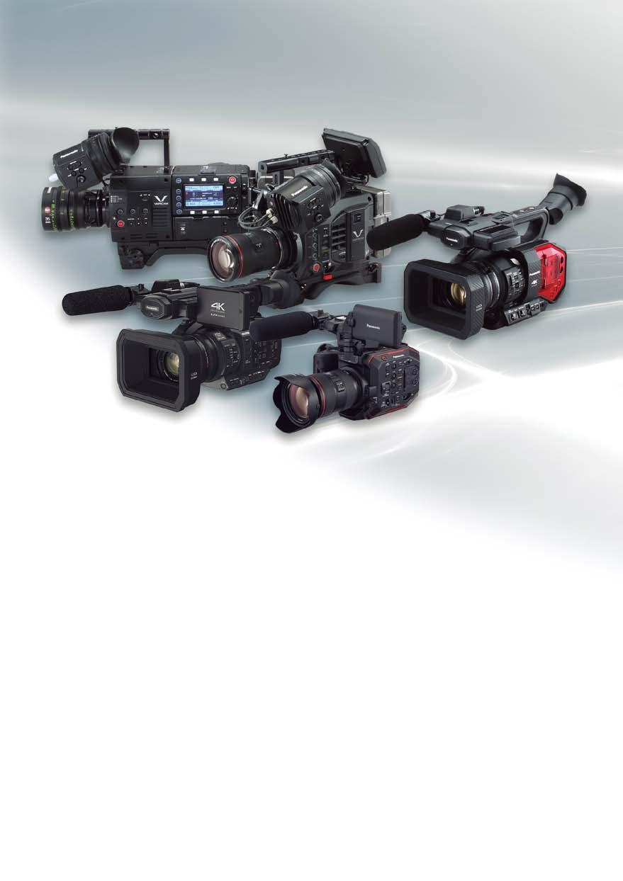 Panasonic video production lineup covering all kinds of video production needs, including cinema, broadcast, professional video and business use. Cinema Camera VariCam/Cinema Camera.