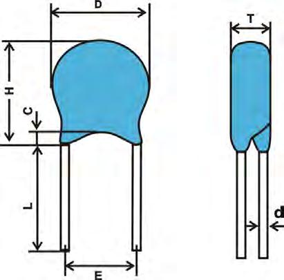 FEATURES Round Zinc Oxide, leaded Coating: epoxy resin, flame-retardant material Operating Temperature Range: -40 ~+105 Wide operating voltage Approvals: CQ C, UL, VDE RoHS 201165EU; REACH Compliant