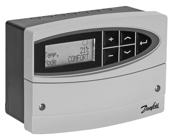 Techninis aprašymas 230 V AC ir 24 V AC Aprašymas ir pritaikymas Individualaus gyvenamojo namo šildymo sistemose, naudojant DLG sąsają, ECL Comfort 110 galima integruoti su Danfoss Link sprendimu.