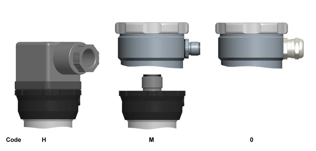 Dimensioned drawings Possible electrical connections: (Al units in mm else