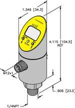 Industrial Automation Hous ing Styles 4: Fixed Housing 5: Rotatable Housing Pressure Connection Options 01 (1/4" G Female) 03 (1/4" NPT Male) 05 (7/16" SAE Male) Options LI2UPN8X LUUPN8X 2UPN8X 0-20