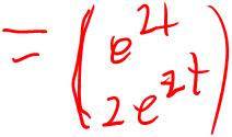 λ = 2, v = 2 ; λ 2 = 3, v 2 =.