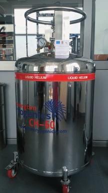 - parametrii de intrare: 187-229 Vac, 22 Aac, 50-400 Hz, 3 faze; - parametrii la ieşire: 0-10 Vdc, 0-500 Adc, 0-6 kw. Dewar stocare heliu lichid Model CH 60 Producător: Wessington Cryogenics Ltd.