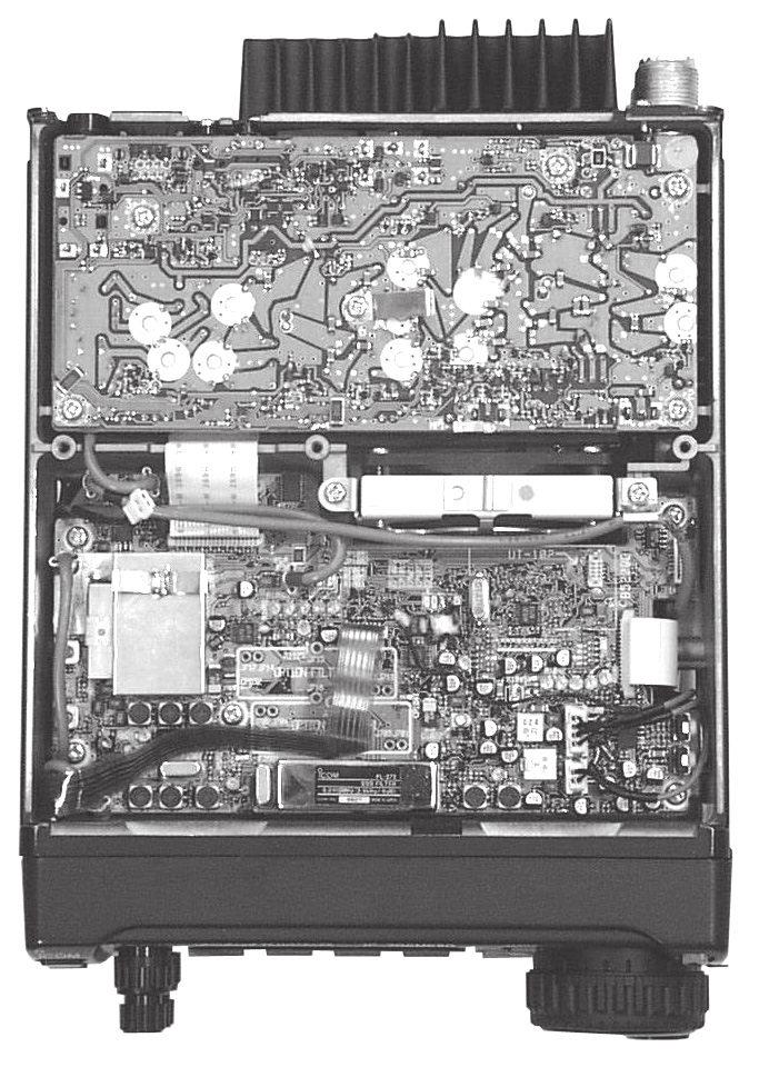 filters FL-00, FL-0, FL-0 FL-, FL- Discriminator (X: CDBCX) Balanced modulator * (IC0: NJMV) FM IF IC * (IC: TAFN) Tx FM PLL IC * (IC0: LCM-TLM) PA AND PLL UNITS Power amplifers (Q, Q, Q: SRFJ0) PA