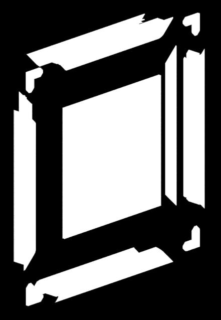 22 mm Fixed glass window instructions Κατάλληλος για εσωτερικές ή εξωτερικές βιτρίνες