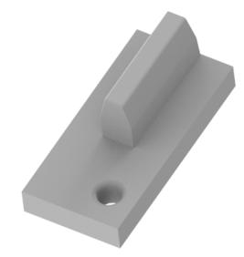 Construction of a channel on the bottom of cabinet is necessary. Material: Polypropylene.