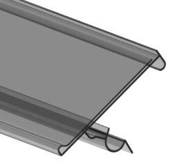 05-43 Προφίλ ραφιού Tego-L Tego-L shelf profile Για µεταλλικά ράφια TEGO και Β50-Τύπου Spider. Υλικό σύνθετο.