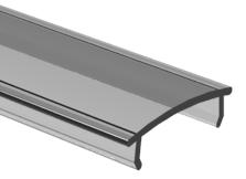 08-34 Βάση Αλουµ.για LeD Aluminium base for LeD Για ταινία led φάρδους έως 12 χιλ. Υλικό αλουµίνιο.