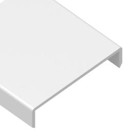 ΠΡΟΦΙΛ + ΕΞΑΡΤΗΜΑΤΑ ΘΑΛΑΜΩΝ CABINET PROFILES AND ACCESSORIES 04-17 Πι 5εκ U 5cm Χρησιµοποιείται για µόνωση πάχους 50 χιλ. Για πόρτες µε κλείστρο.