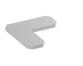 04-02 Προφίλ Συρόµενο για τζάµι 15 χιλ Sliding profile for 15mm glass ΒΙΤΡΙΝΑ ΣΥΡΟΜΕΝΗ ΚΑΙ ΣΤΑΘΕΡΗ SLIDING AND FIXED SHOWCASE Για κάθετη κύλιση πόρτας.