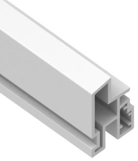 04-52 Προφίλ Συρόµενο για τζάµι 12 χιλ Sliding profile for 12mm glass Για κάθετη κύλιση πόρτας. Για την ολίσθηση της χρησιµοποιούνται οι κωδικοί #04-07, #04-53, #04-54 (σελ 15).