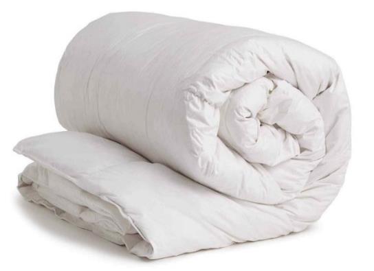 Πουπουλένιο Πάπλωμα Goose Down DUCK FEATHER DOWN 85% sterilized duck feathers /15% sterilized goose down,cotton 100% down proof cover/square stitching Duck Feather (Sizes available): 180X230cm
