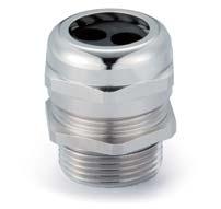 Metal cable gland with multi-core - extra length NEW Thread side Clamping