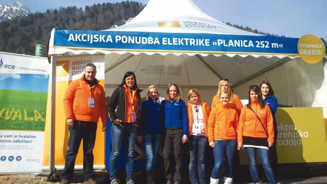 27 Brezplačen ogled skokov s paketom Planica 252 m Elektro Gorenjska Prodaja in Elektro Celje Energija sta s skupno ponudbo Planica 252 m novim odjemalcem pripravila odlično ceno električne