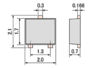pattern example unit : mm
