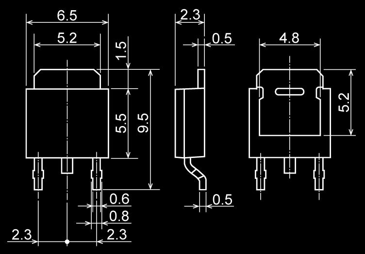 5. Device Packages Dimensional Out Line DPAK+ (6.5x9.