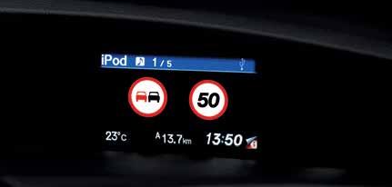 Sistemul City-Brake Active, dotare standard începând cu versiunea Comfort, monitorizează traficul din faţa autovehiculului şi avertizează o potenţială coliziune frontală, oferind şoferului timp