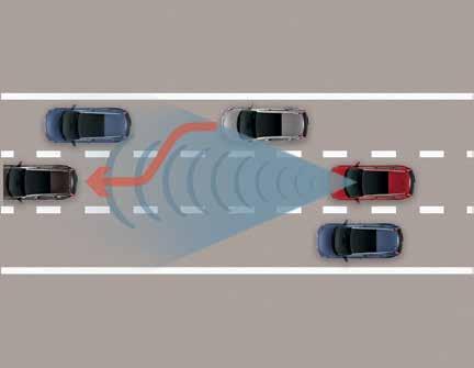 Honda SENSING vă ajută să detectaţi lucrurile ce ar putea fi trecute cu vederea în timpul deplasării, nu doar autovehiculele ci şi pietonii.